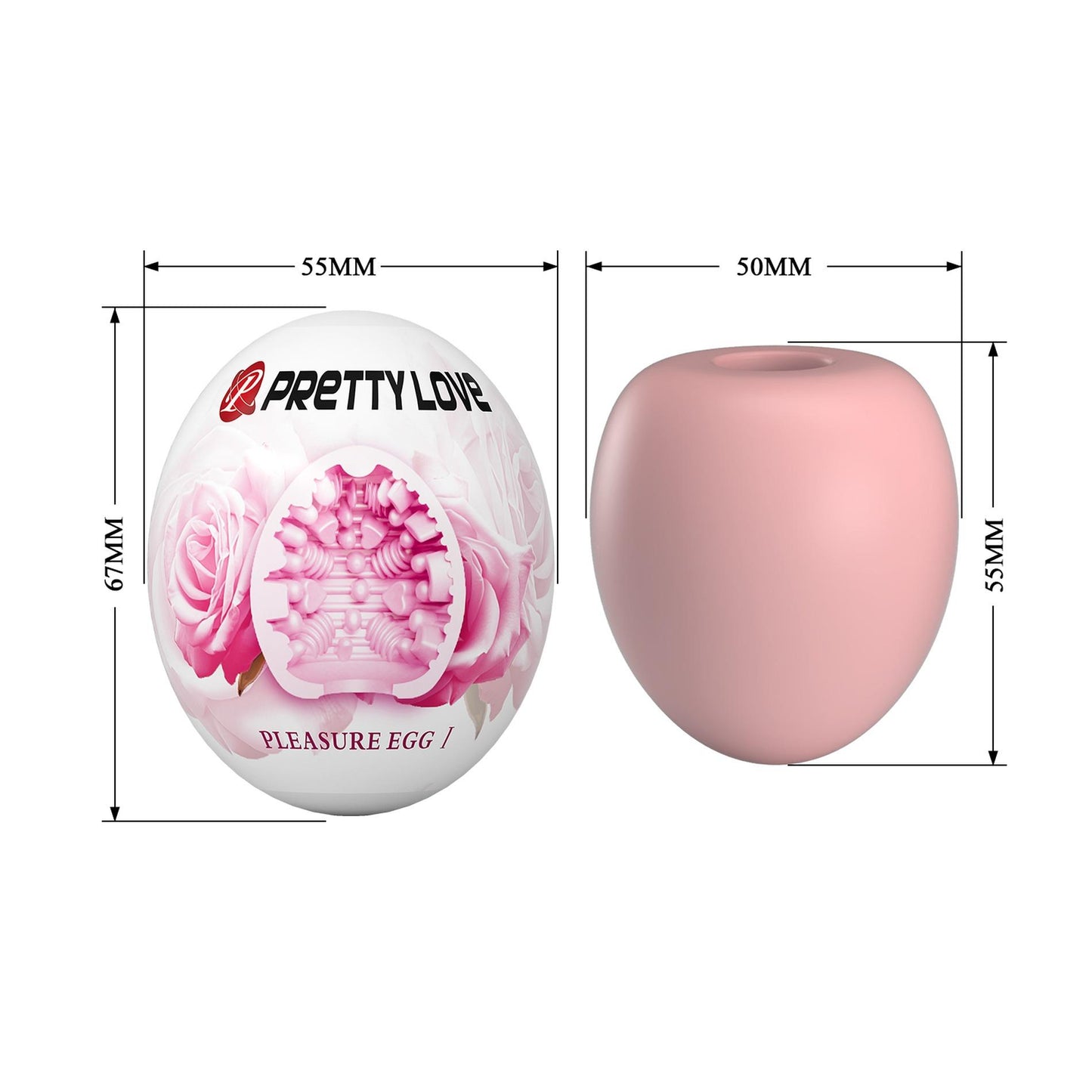 8-PRETTY LOVE - Pleasure Egg I, ABS / TPR-8