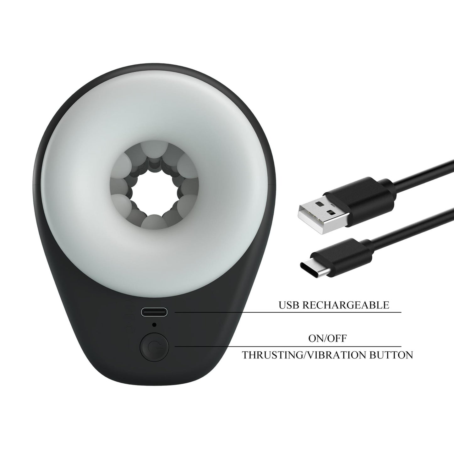 11-PRETTY LOVE - Dj Girl, 5 vibration functions 5 thrusting settings-11