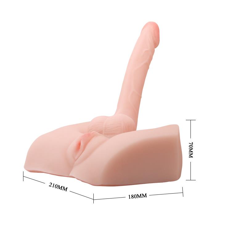 5-Masturbator podwójny penis wagina wibrujący sex-5