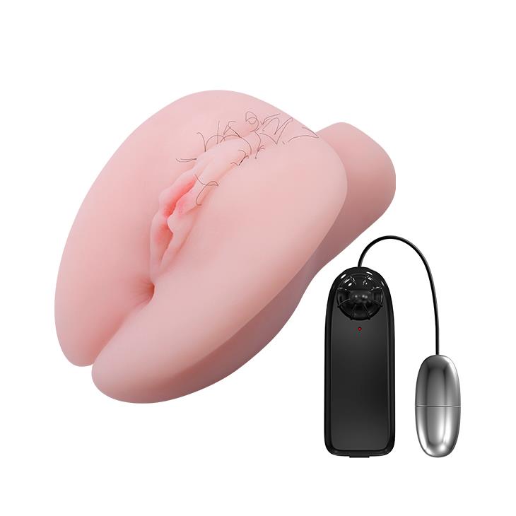 1-Sztuczna pochwa masturbator z zarostem anal cipka-1