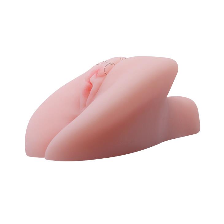 2-Sztuczna pochwa masturbator z zarostem anal cipka-2