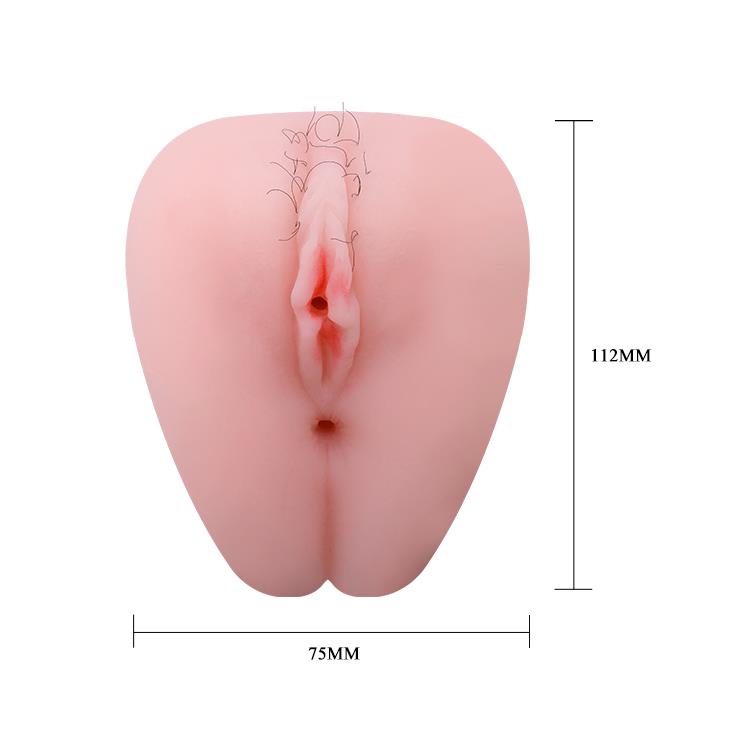 7-Sztuczna pochwa masturbator z zarostem anal cipka-7