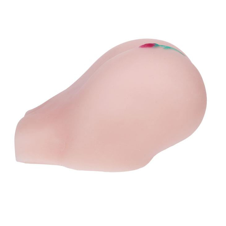 4-Masturbator wibrujący 2 dziurki anal wagina włosy-4
