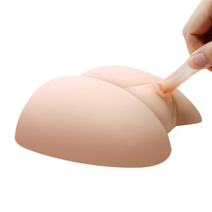 3-Sztuczny tyłek wibrujący masturbator z cyberskóry-3