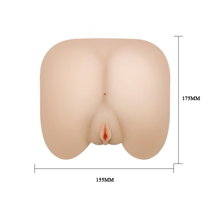 5-Sztuczny tyłek wibrujący masturbator z cyberskóry-5