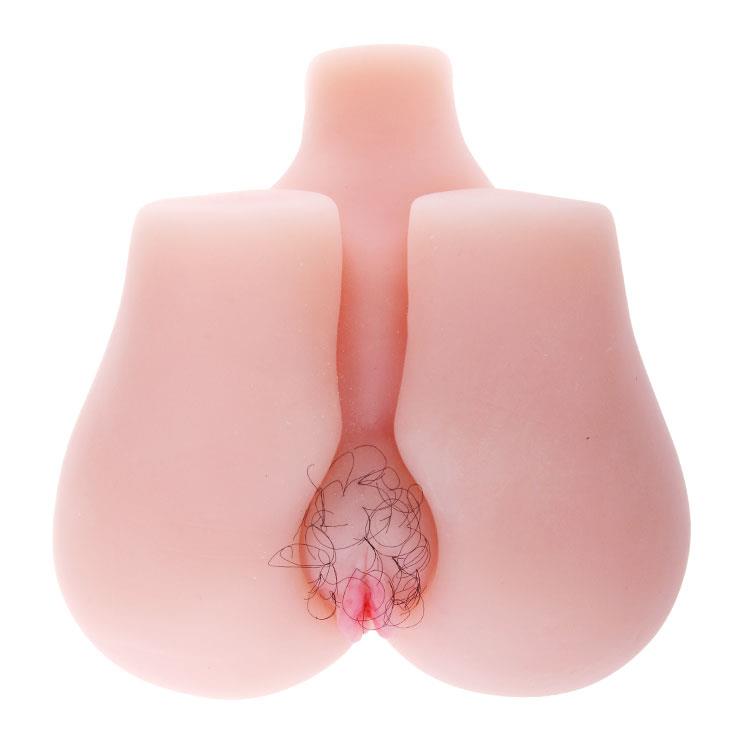 4-Realistyczny masturbator włosy cipka anal wibracje-4