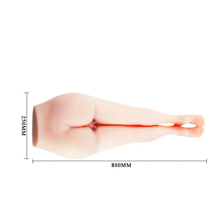 6-Realistyczny masturbator ciało wibracje głos 80cm-6