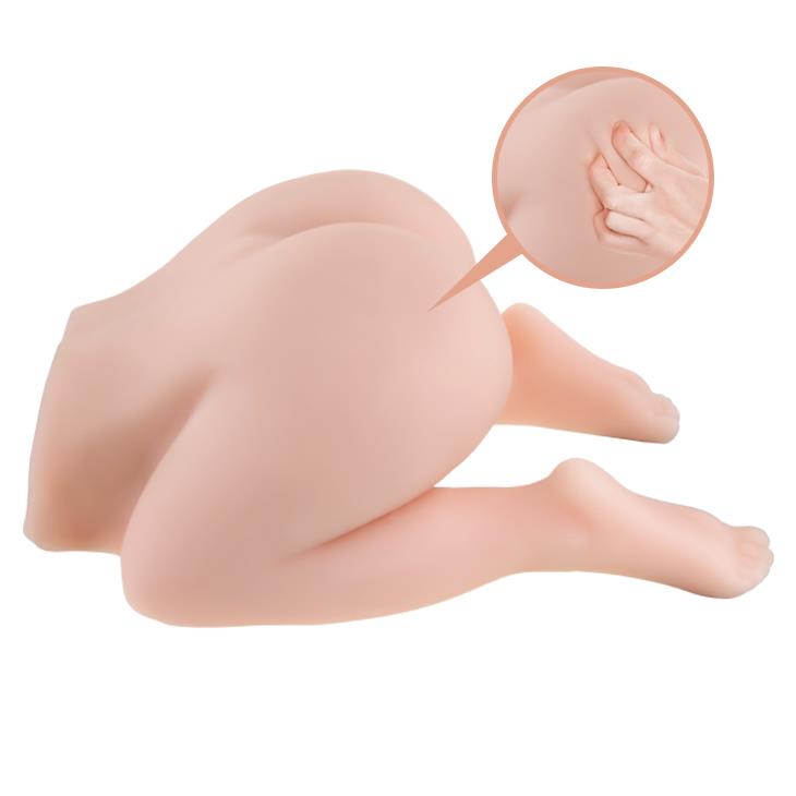 2-Duży realistyczny wibrujący masturbator cipka anal-2