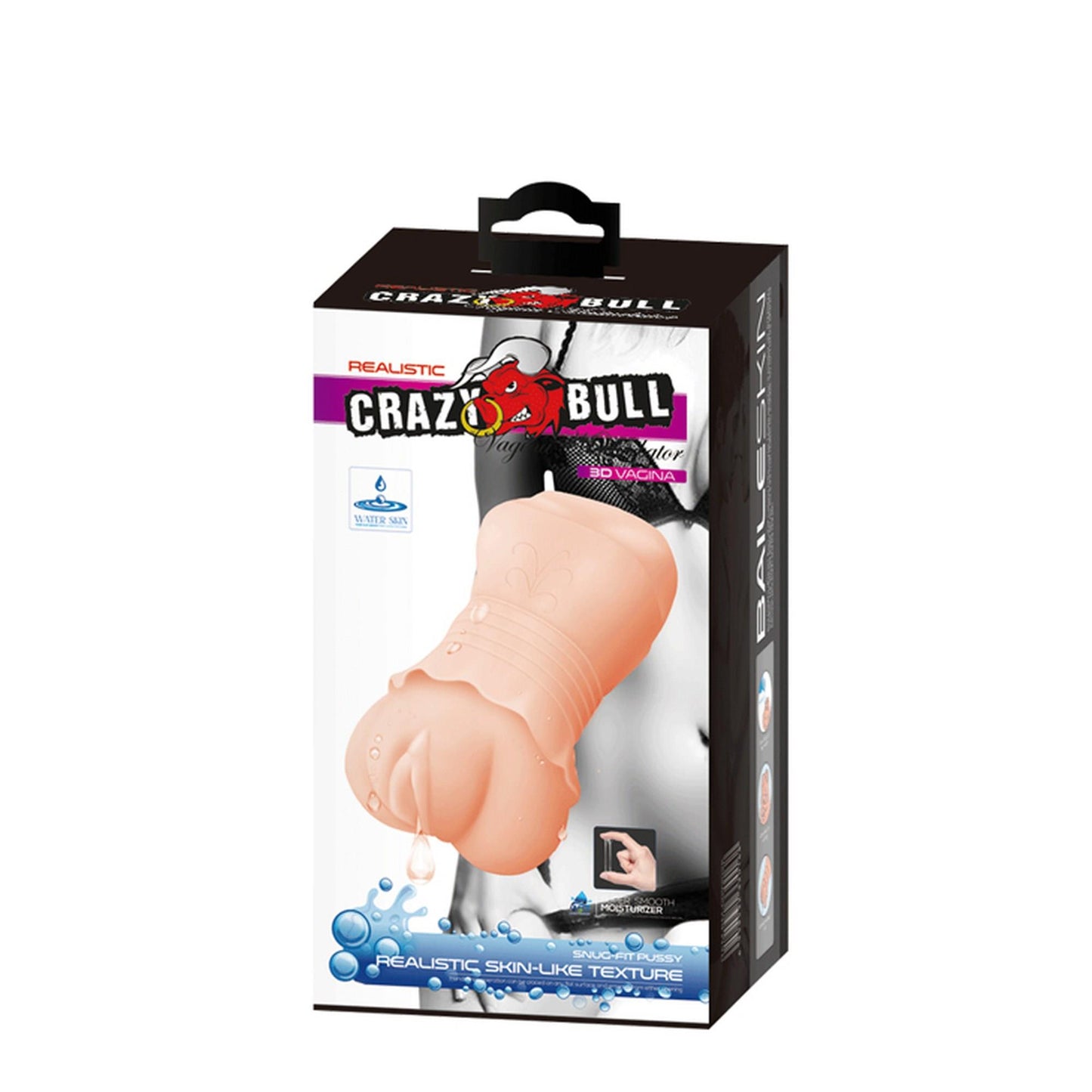 6-CRAZY BULL- Realistic 3D VAGINA, Water lubricant-6