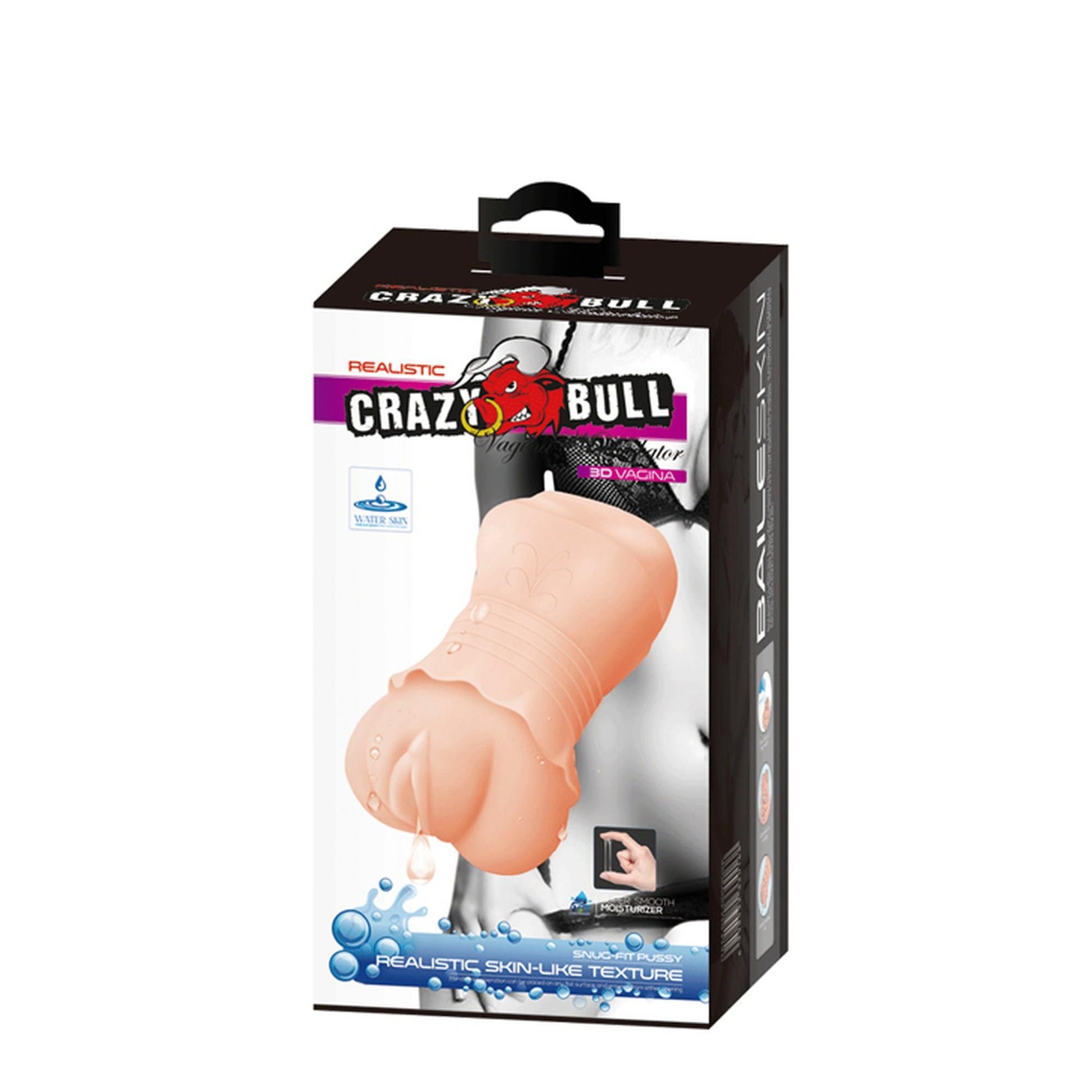 6-CRAZY BULL- Realistic 3D VAGINA, Water lubricant-6