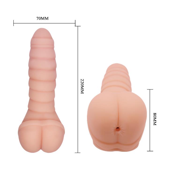 7-Pogrubiająca nakładka na penisa masturbator tyłek-7