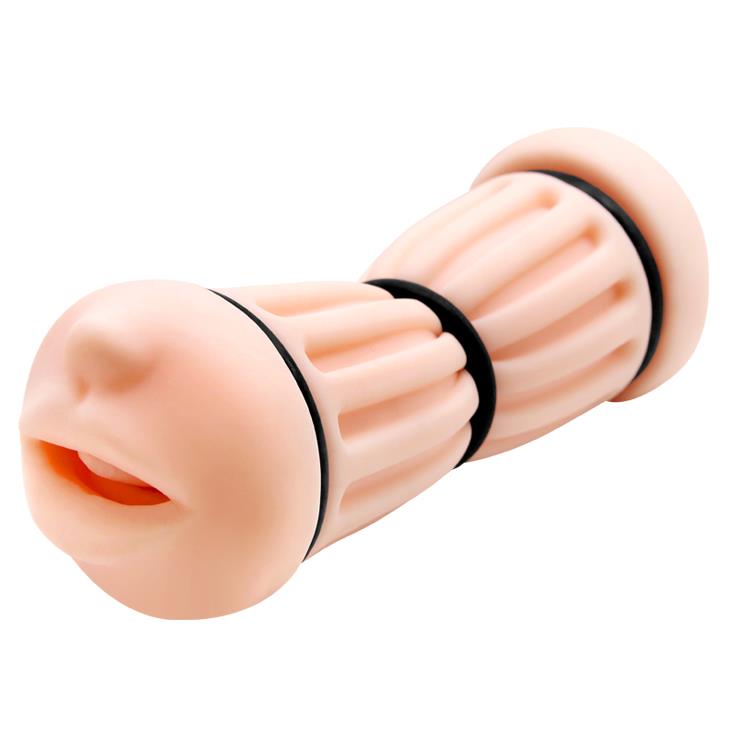 2-Masturbator cipka usta + 3x pierścień na penisa-2