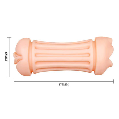 7-Masturbator cipka usta + 3x pierścień na penisa-7