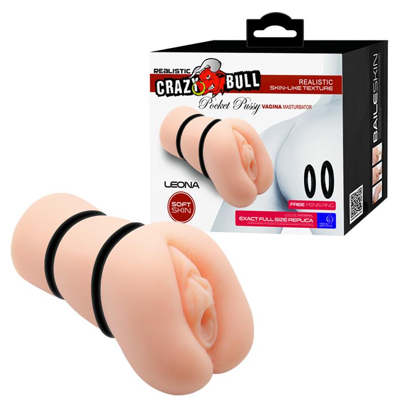 1-CRAZY BULL  -LEONA, Pocket Pussy vagina-1