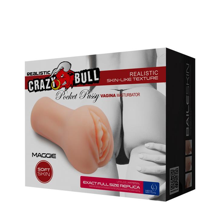 8-CRAZY BULL- MAGGIE, POCKET PUSSY MASTURBATOR-8
