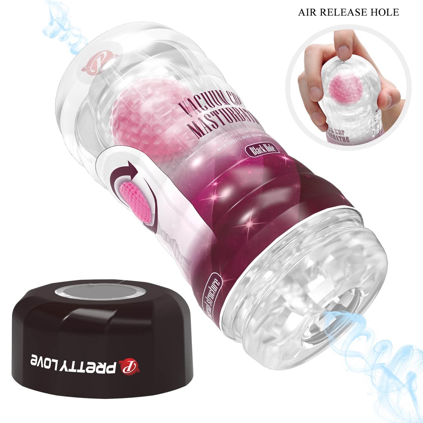 1-Masturbator męski PRETTY LOVE VACUUM CUP-1
