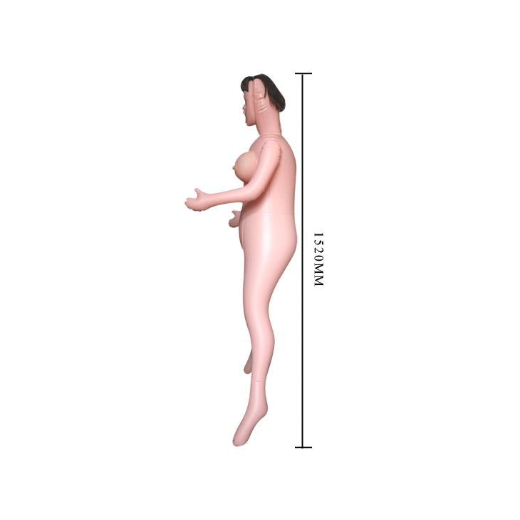 3-Sex lalka dmuchana wibracje odgłosy 2 dziurki-3