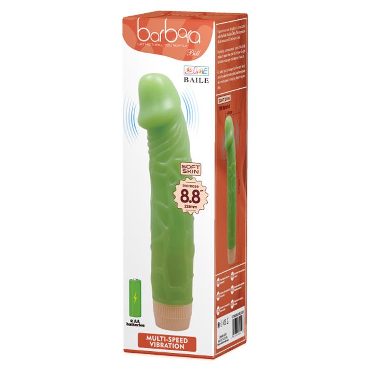 8-Wibrator realistyczny żyłki główka sex penis 22cm-8