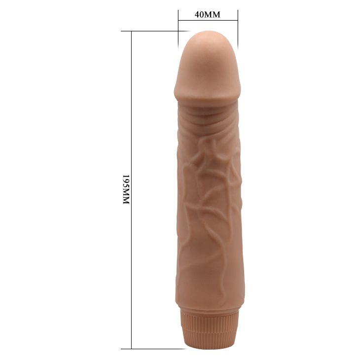 4-Naturalny członek penis realistyczny wibrator 19cm-4
