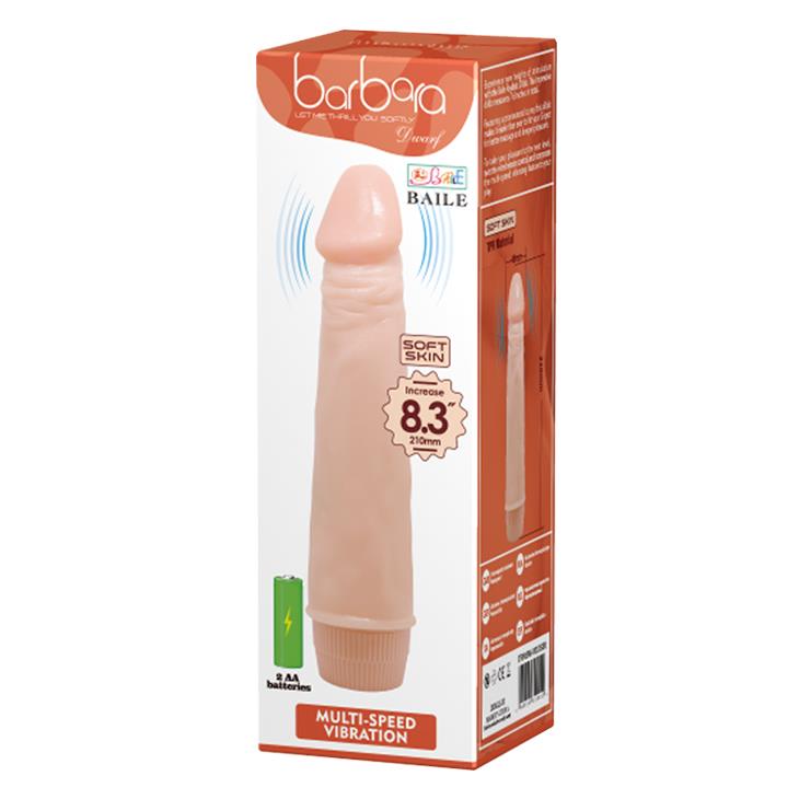1-Wibrator naturalny penis dildo realistyczne 21cm-1