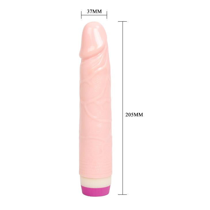4-Penis naturalny żelowy wibrator realistyczny 21cm-4