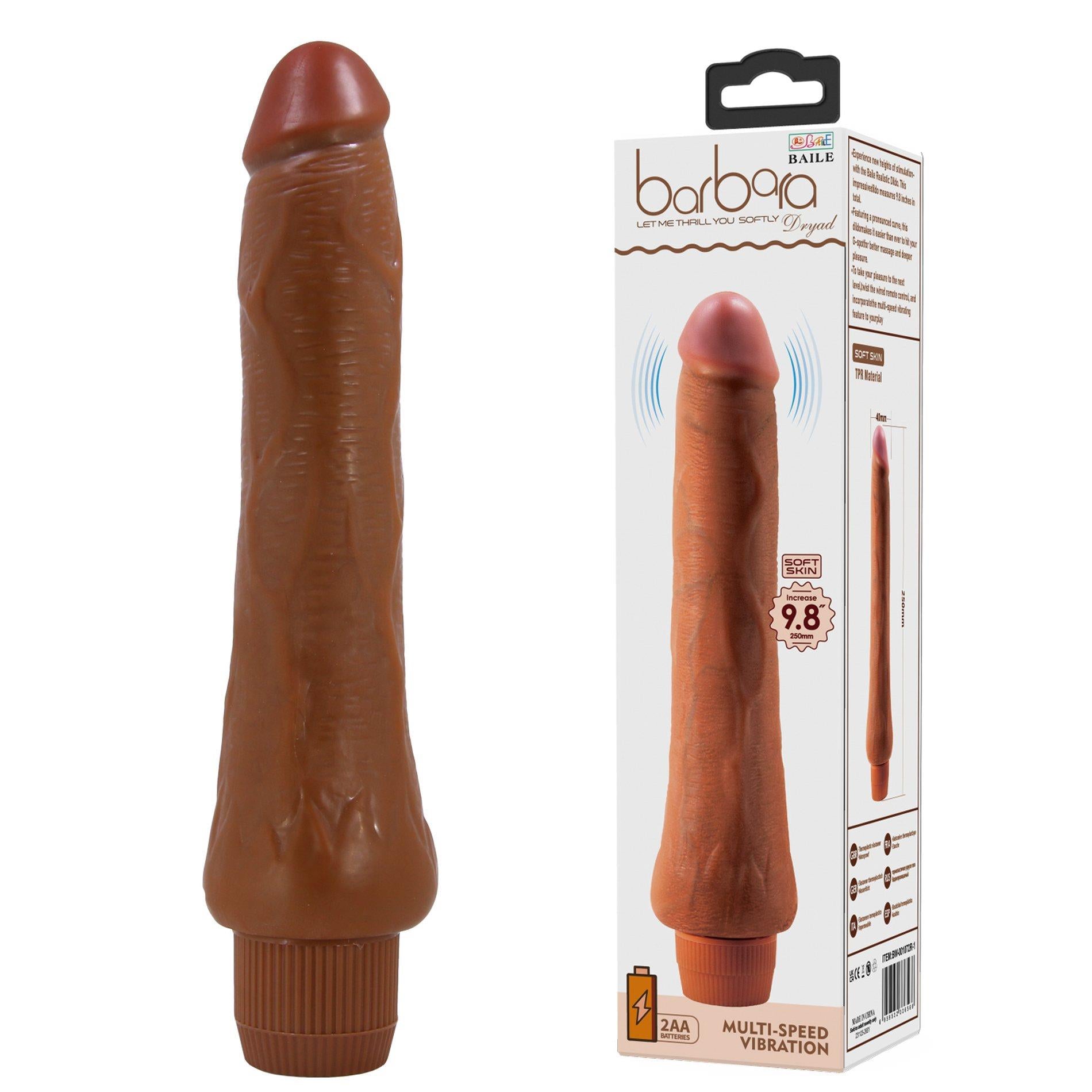 1-BAILE - barbara Dryad 9.8'', MULTI-SPEED VIBRATION, 2 AA batteries-1