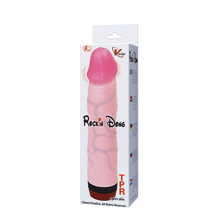 1-Realistyczny wibrator naturalny penis członek 21cm-1