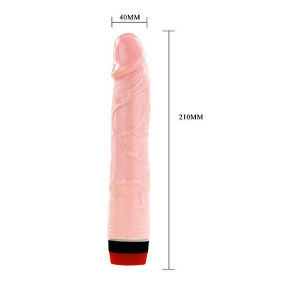 6-Realistyczny wibrator naturalny penis członek 21cm-6