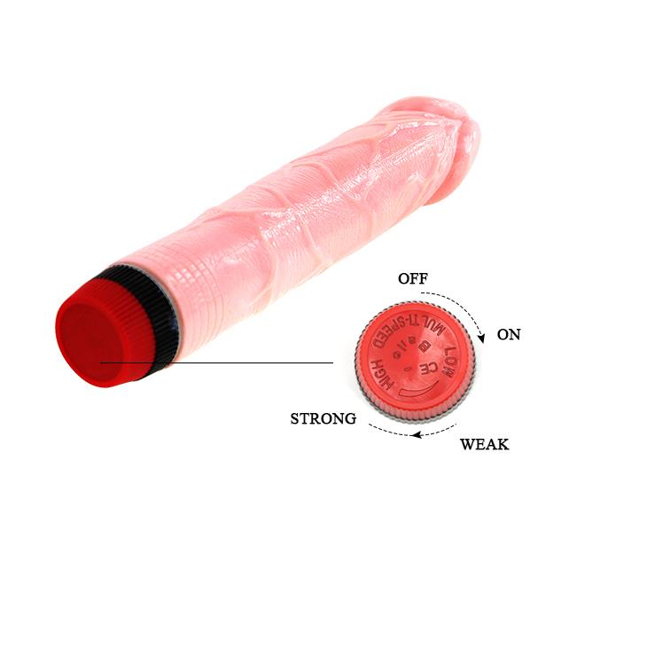 7-Realistyczny wibrator naturalny penis członek 21cm-7