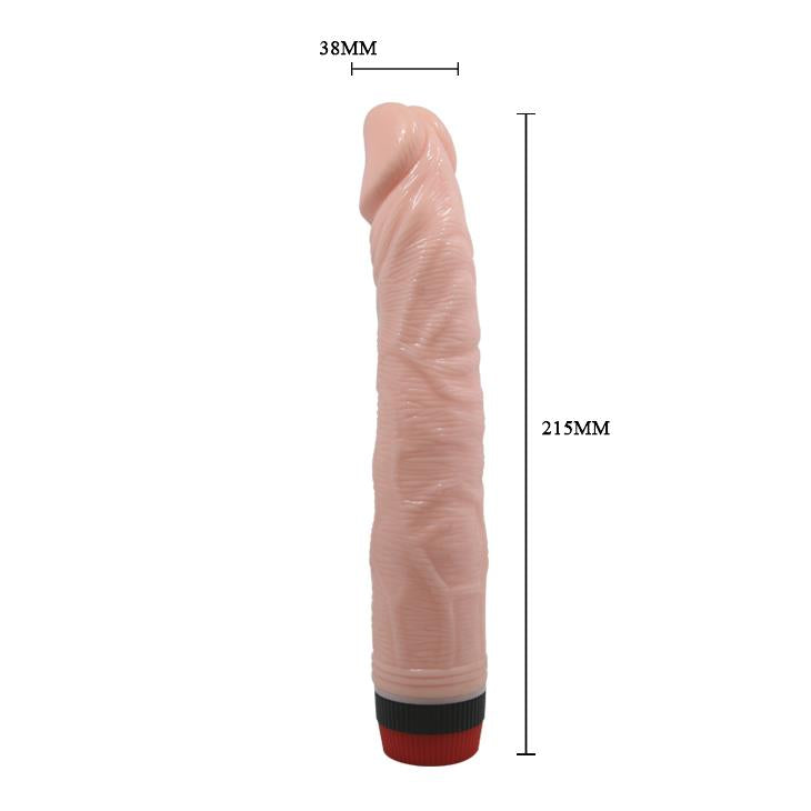 4-Wibrator realistyczny naturalny penis członek 21cm-4