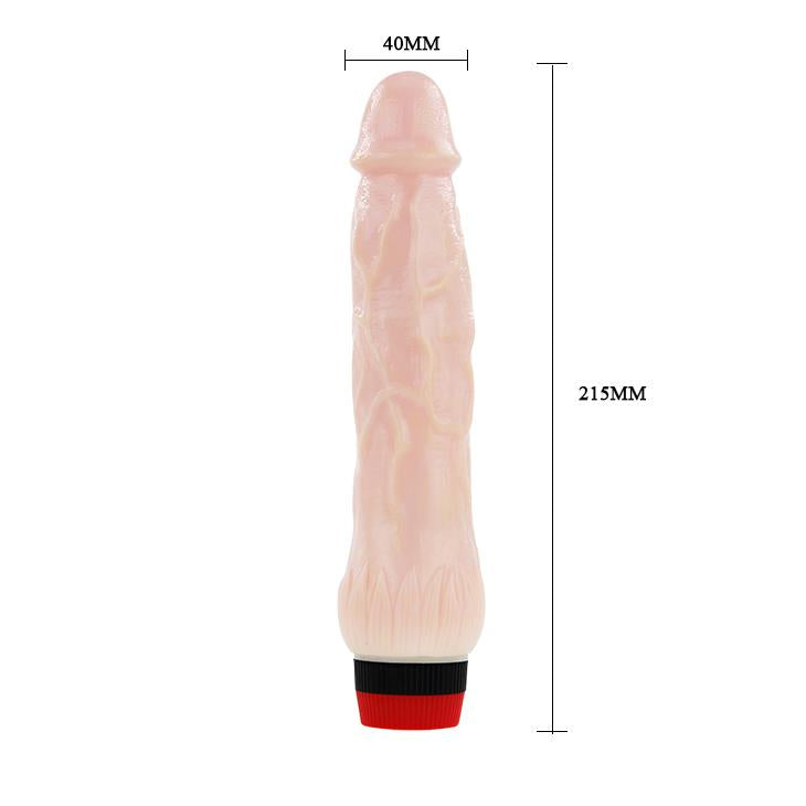 6-Wibrator realistyczny naturalny penis członek 21cm-6
