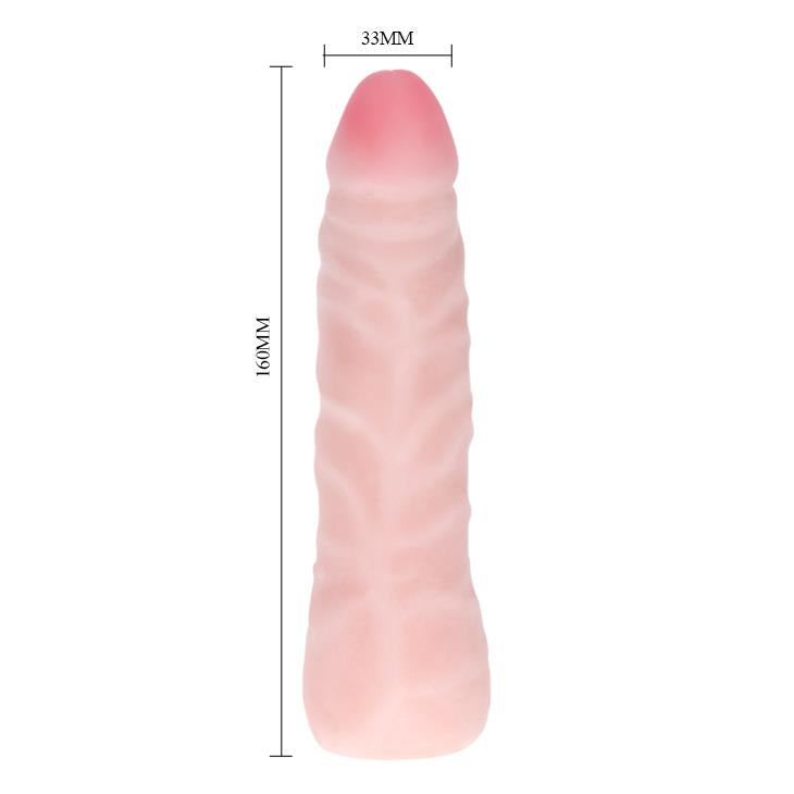 2-Wyginane dildo realistyczne jak penis członek 16cm-2