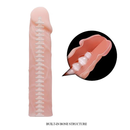 2-Wyginane elastyczne dildo z kręgosłupem penis 16cm-2