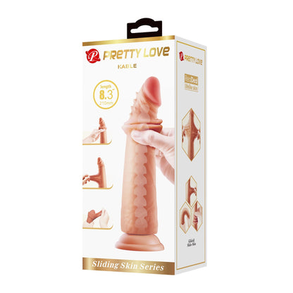 12-PRETTY LOVE - KABLE 8.3"(210mm) Sliding Skin Series TPR / ABS, Suction base Bendable-12
