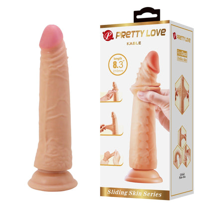 1-PRETTY LOVE - KABLE 8.3"(210mm) Sliding Skin Series TPR / ABS, Bendable Suction base-1
