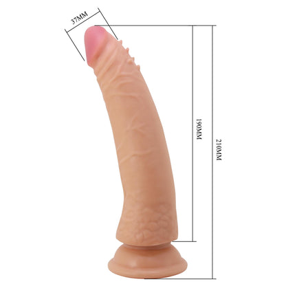 10-PRETTY LOVE - KABLE 8.3"(210mm) Sliding Skin Series TPR / ABS, Bendable Suction base-10