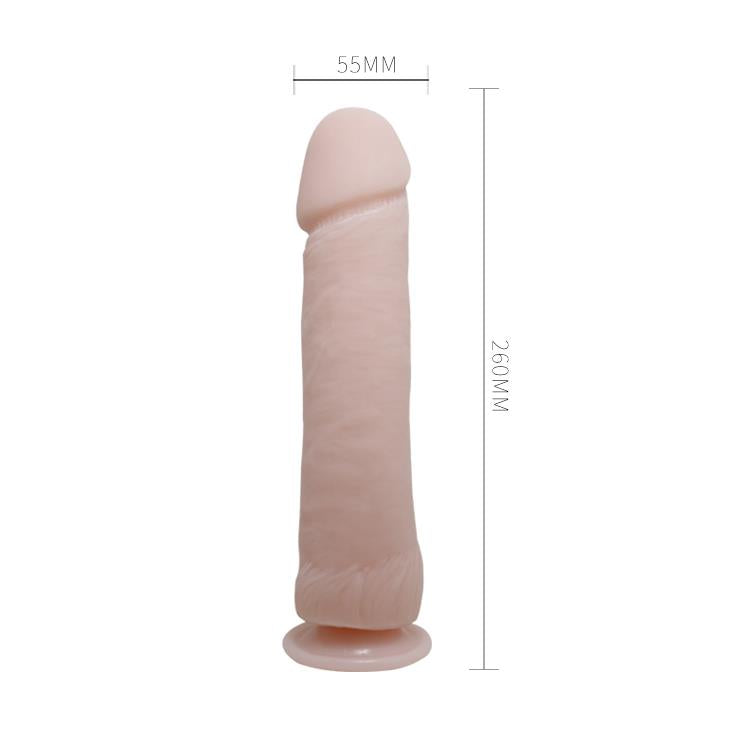 6-Duży naturalny penis dildo z przyssawką 26cm-6
