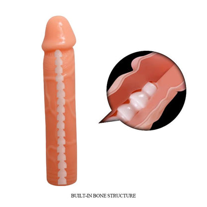 7-Dildo elastyczne giętkie realistyczny wygląd 19 cm-7