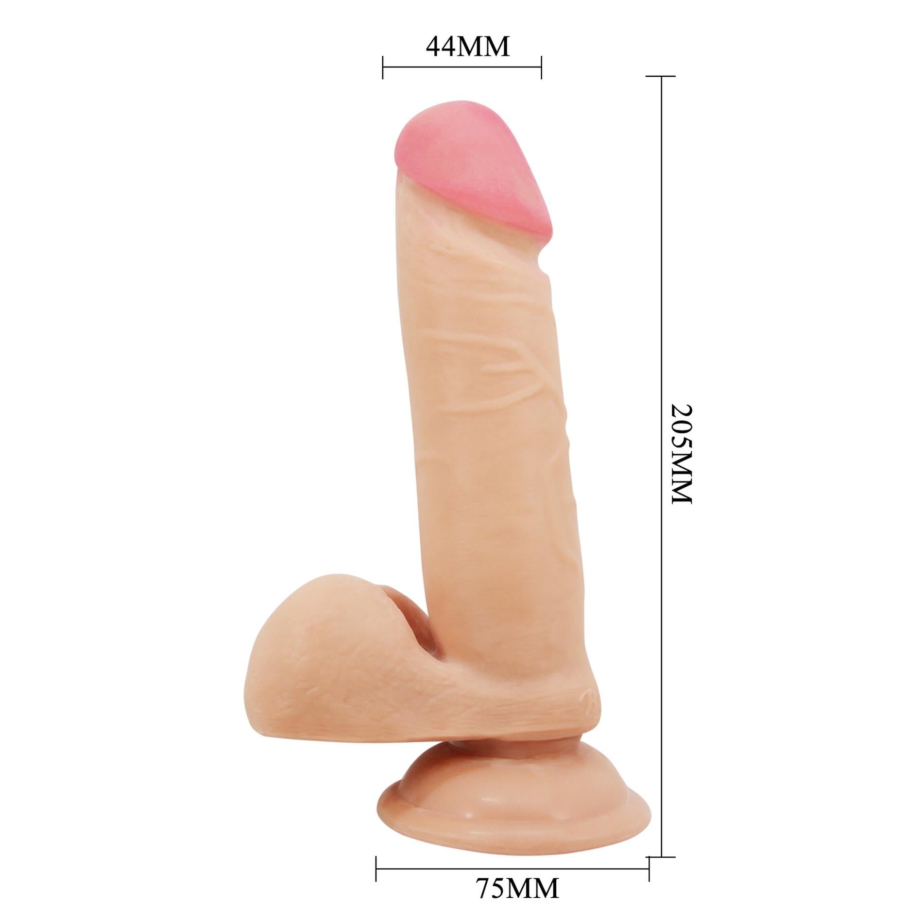 10-BAILE - Sliding Skin 8.1'' Flesh, TPR-10