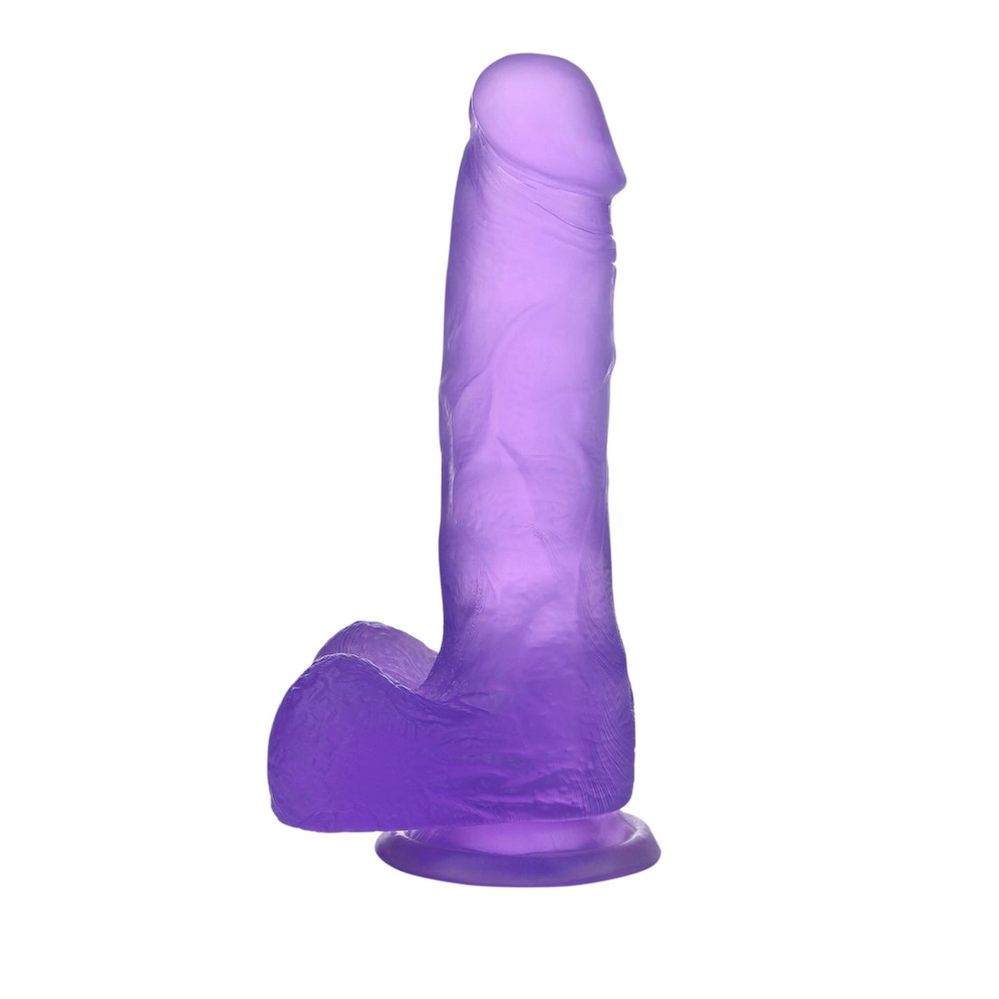 8-Dildo na przyssawce realistyczny jędrny penis 19cm-8
