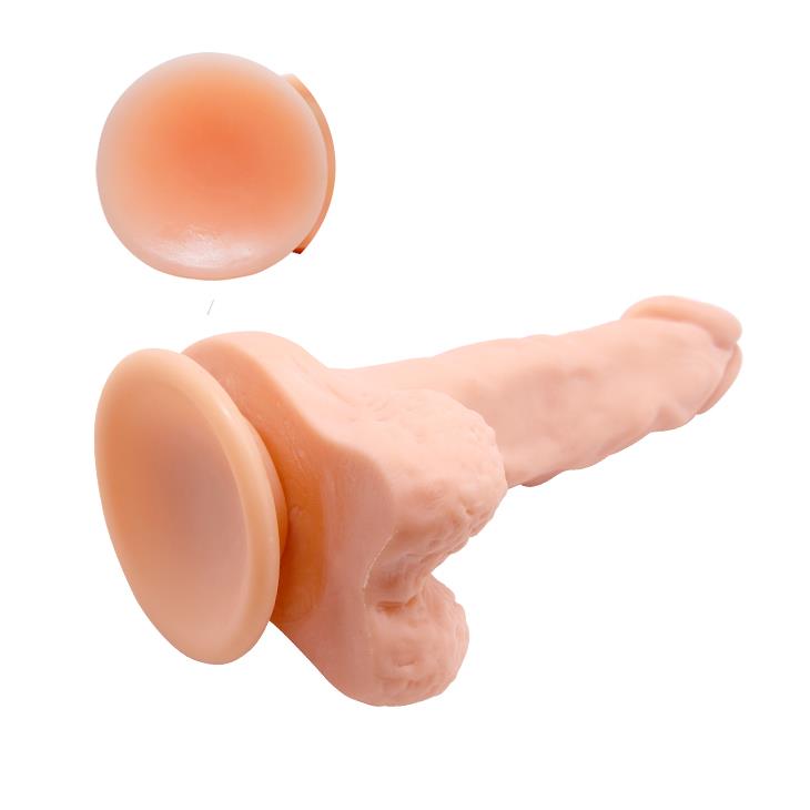 5-Penis z jądrami wibrujące dildo z przyssawką mocne-5