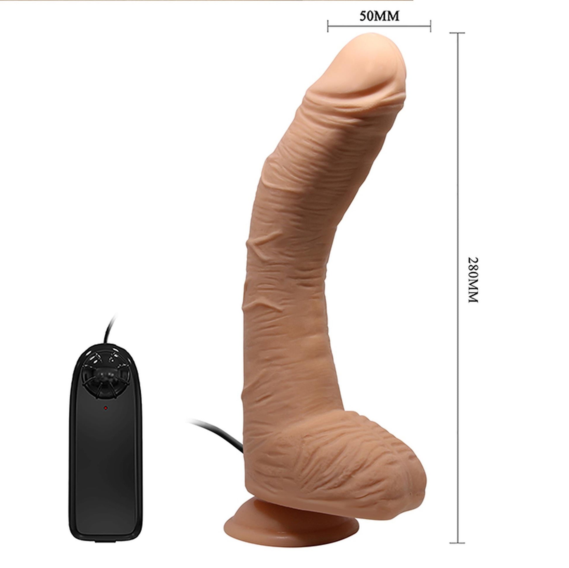 6-Dildo zakrzywiony penis przyssawka pilot 28 cm-6