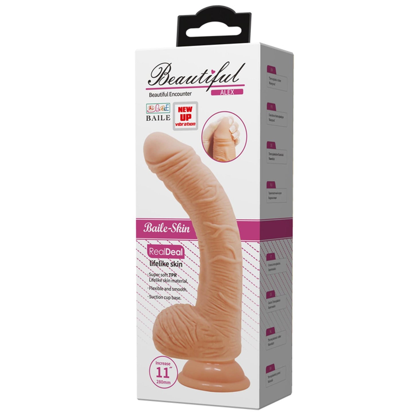 7-Dildo zakrzywiony penis przyssawka pilot 28 cm-7