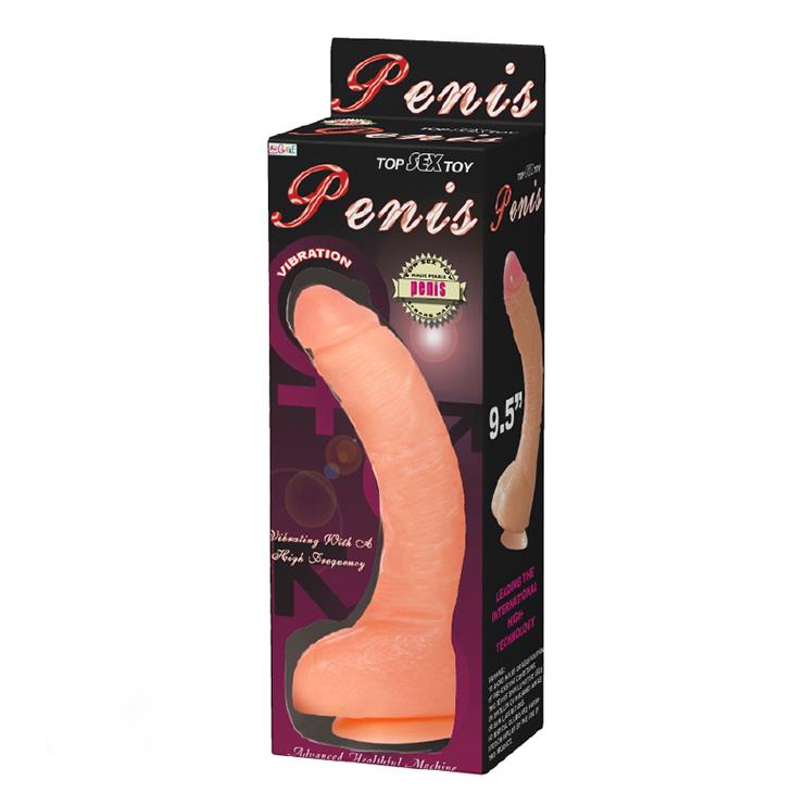 2-Dildo realistyczny sztuczny penis z wibracjami-2