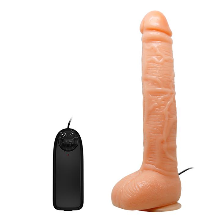 6-Dildo realistyczny sztuczny penis z wibracjami-6