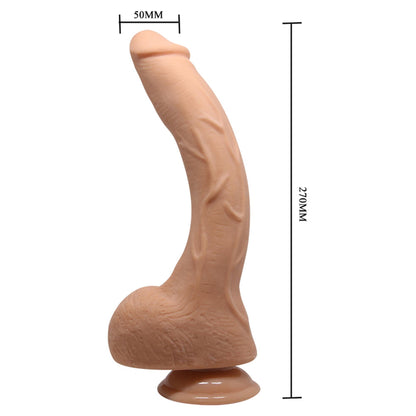 5-Sztuczny penis realistyczne dildo wibracje 27cm-5