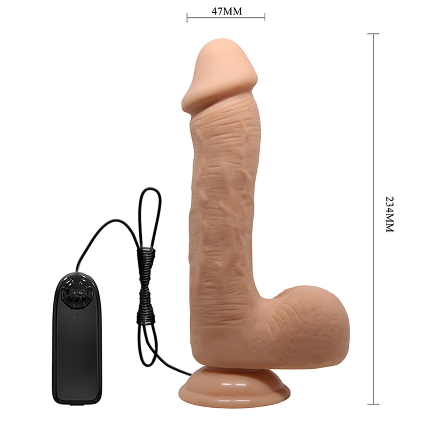 12-Sztuczny penis wibrujące dildo na pilota 23 cm-12
