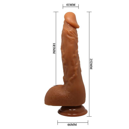 7-Bardzo giętki i elastyczny penis wyżyłowany 18,5cm-7