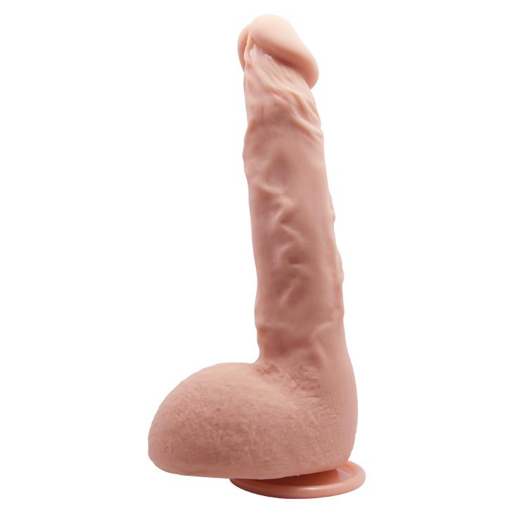 5-Elastyczne realistyczne dildo 24 cm żylaste skóra-5