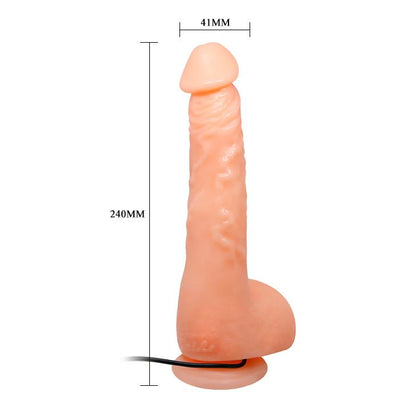 5-Penis realistyczny jądra przyssawka pilot 24cm-5